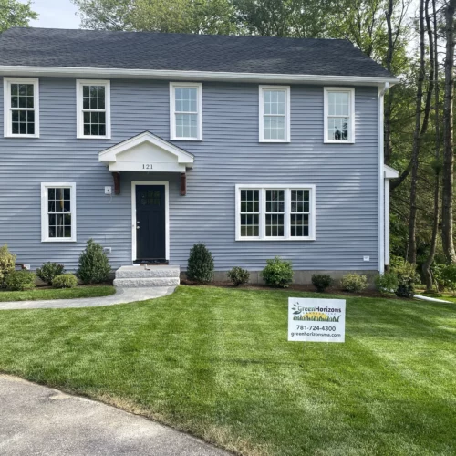 Completed project by Green Horizons Landscaping in Weymouth, MA
